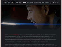 Tablet Screenshot of daisuketsuji.com